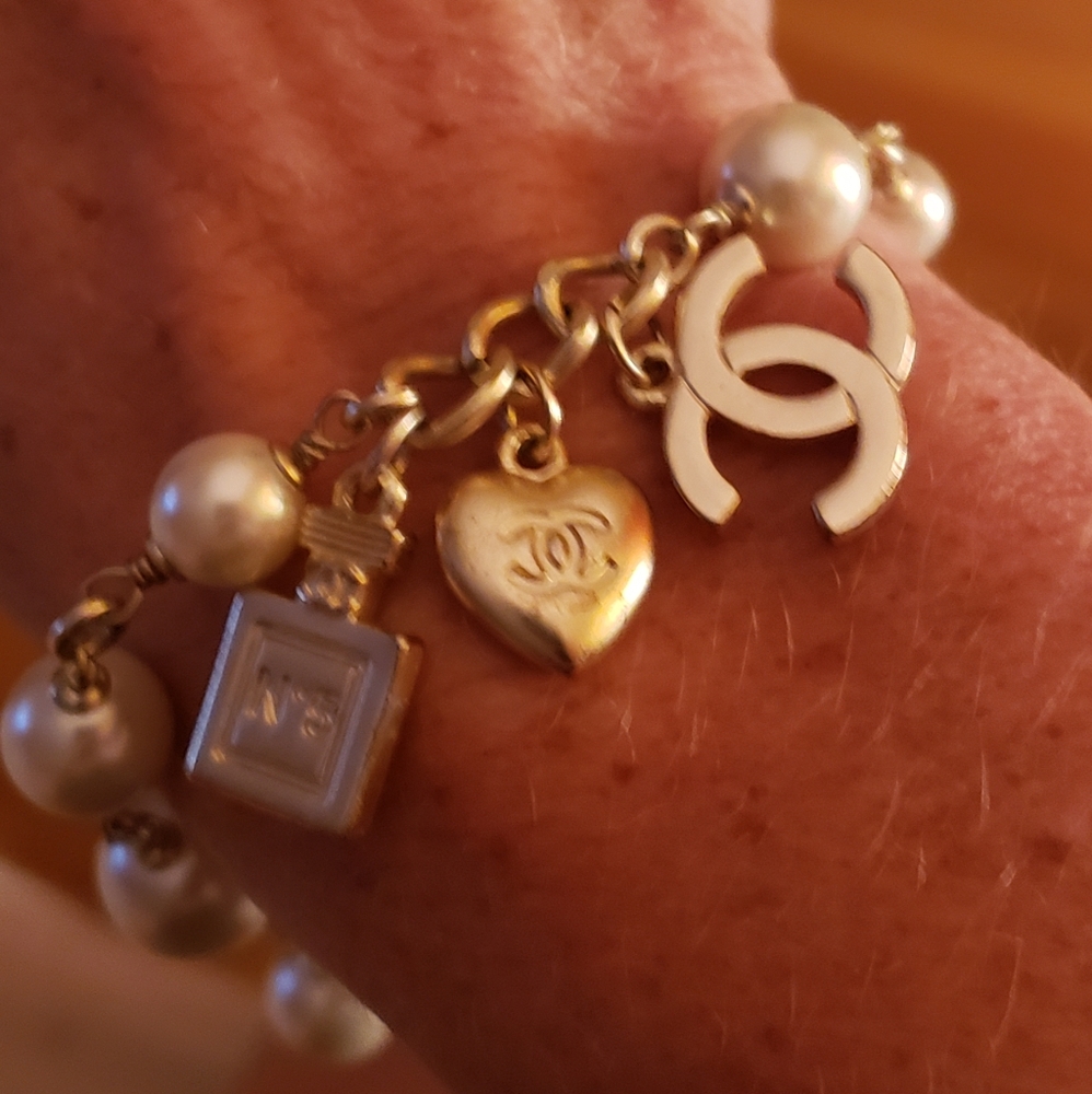 Chanel charm bracelet